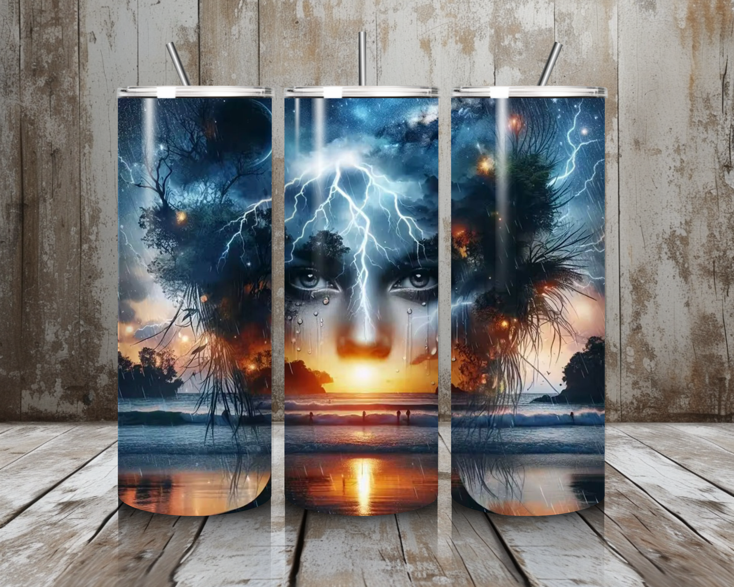 Tumbler Gewitterfrau