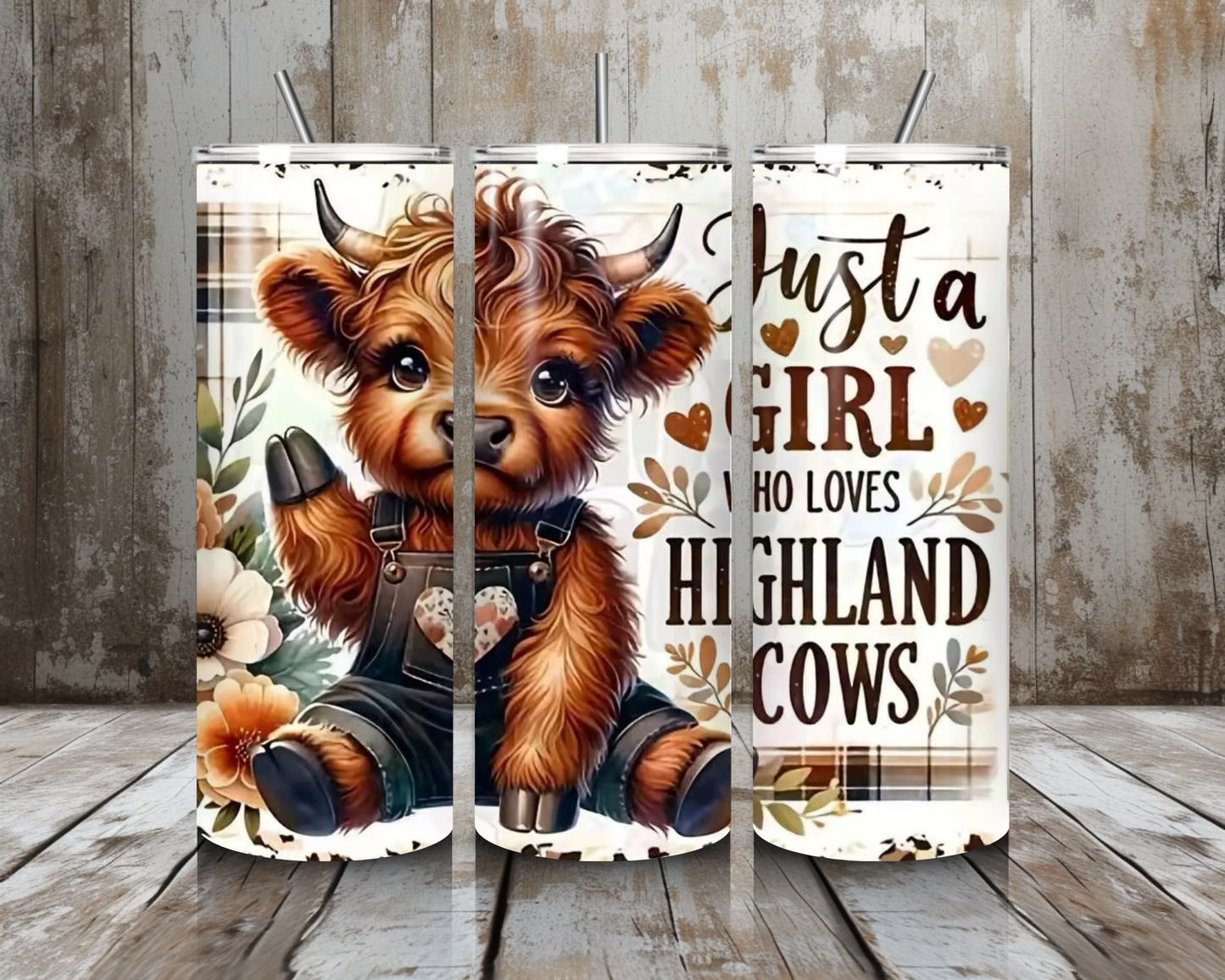 Tumbler Girl loves Cow