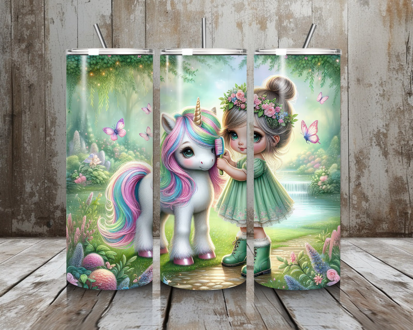 Tumbler Unicorn Girl