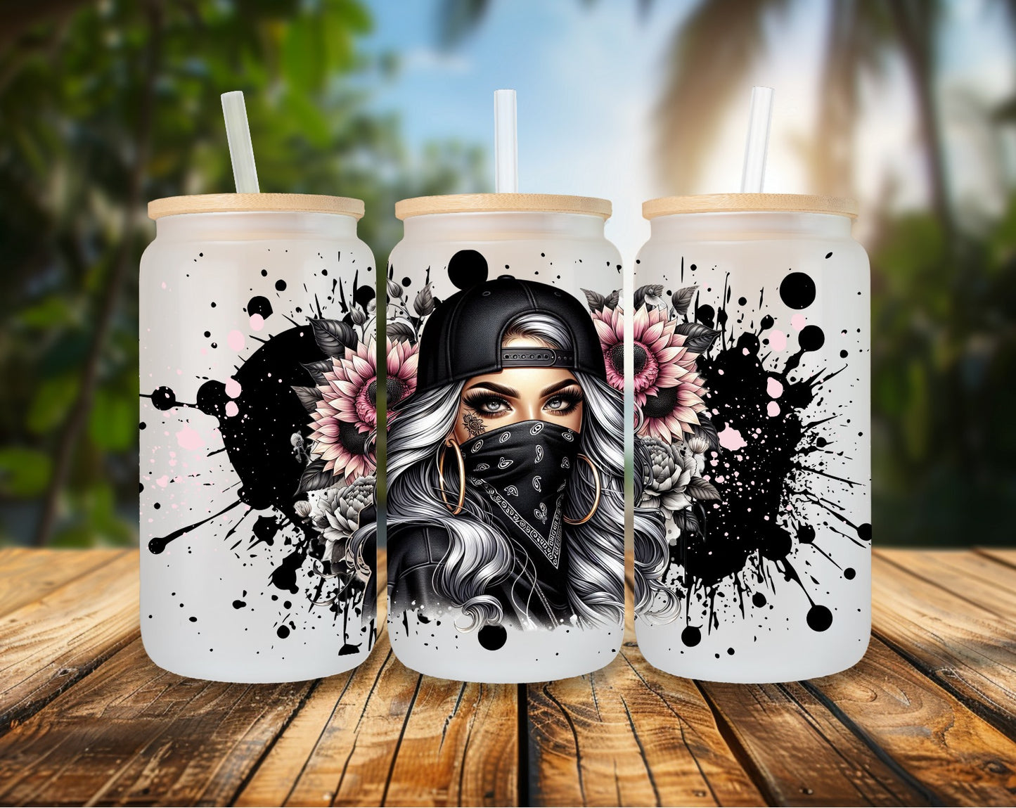 16oz Glas Badgirl