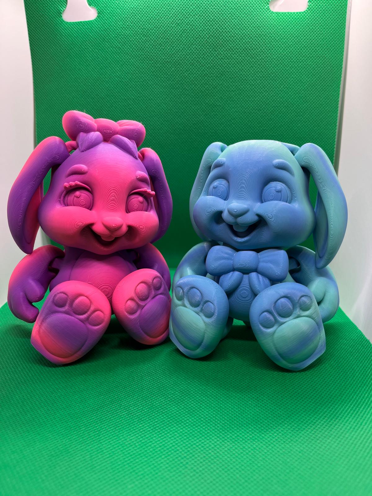 Flexifiguren Hasenpärchen