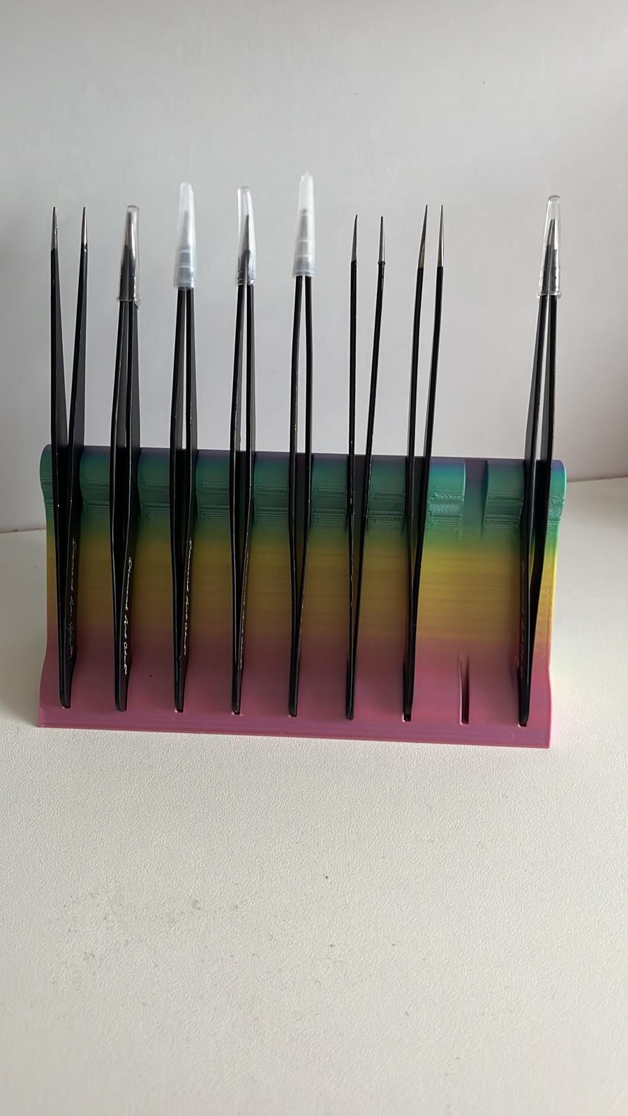 Pinzettenhalter für 9 Pinzetten