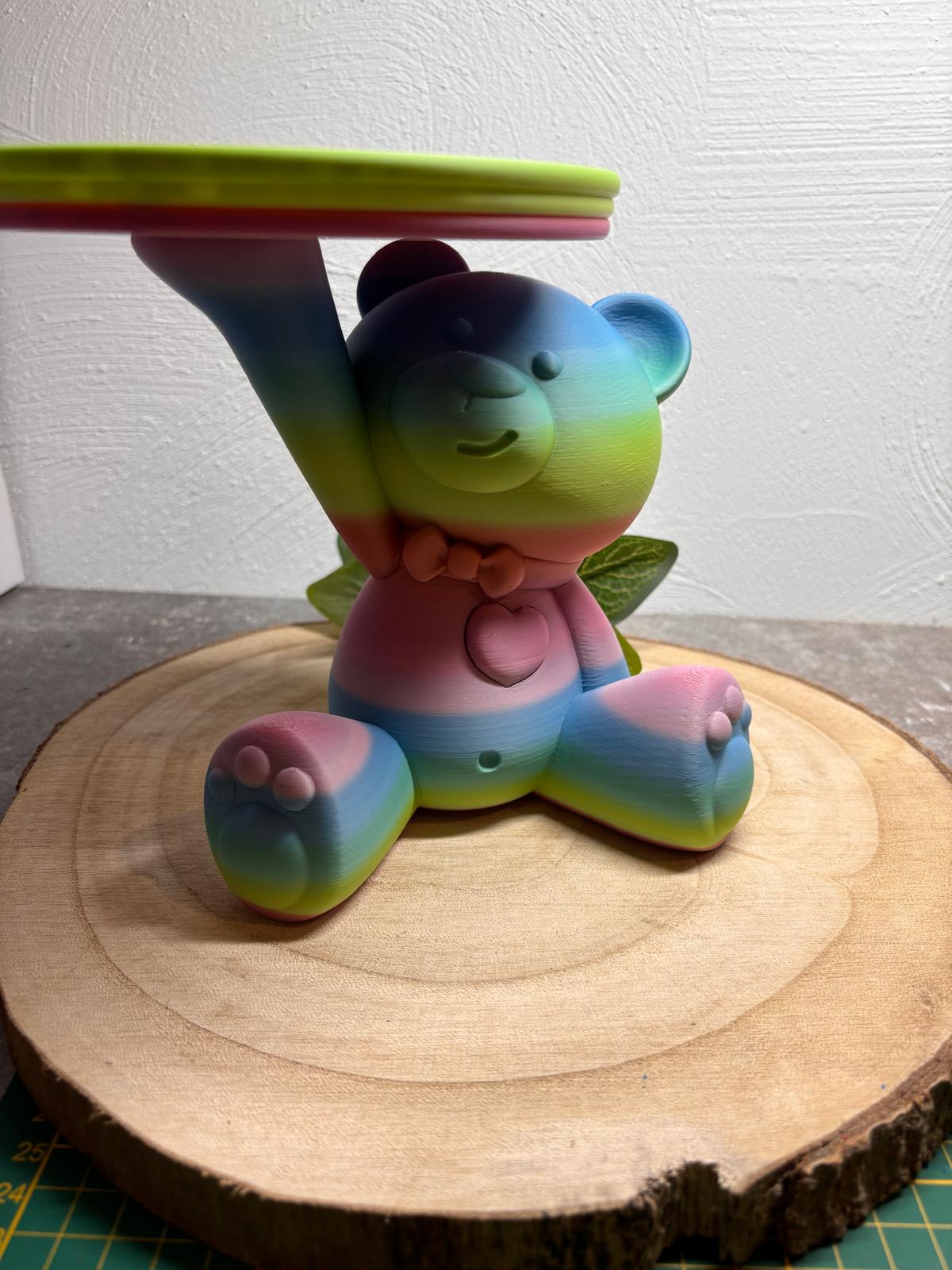 Teddy mit Tablett