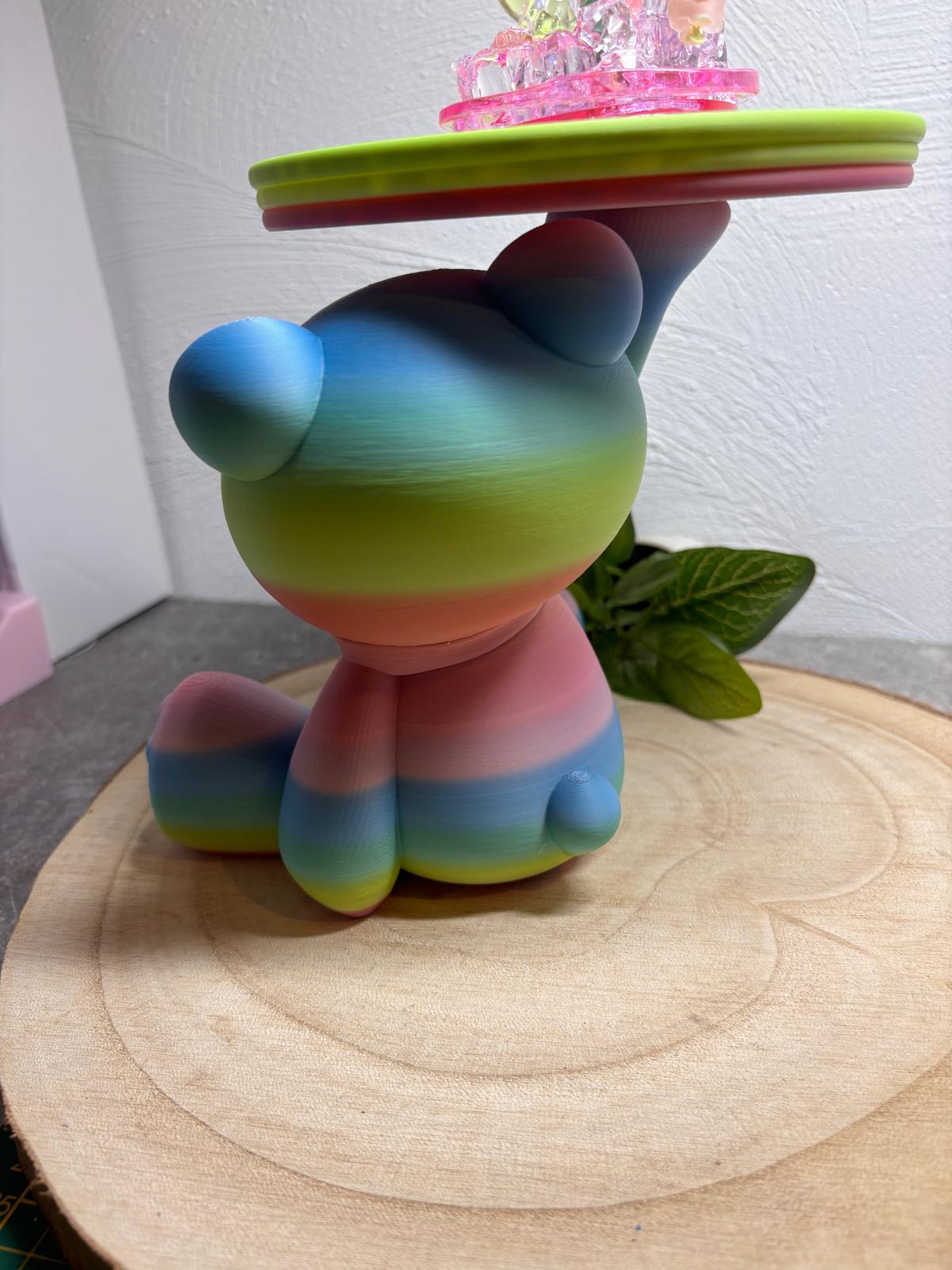 Teddy mit Tablett