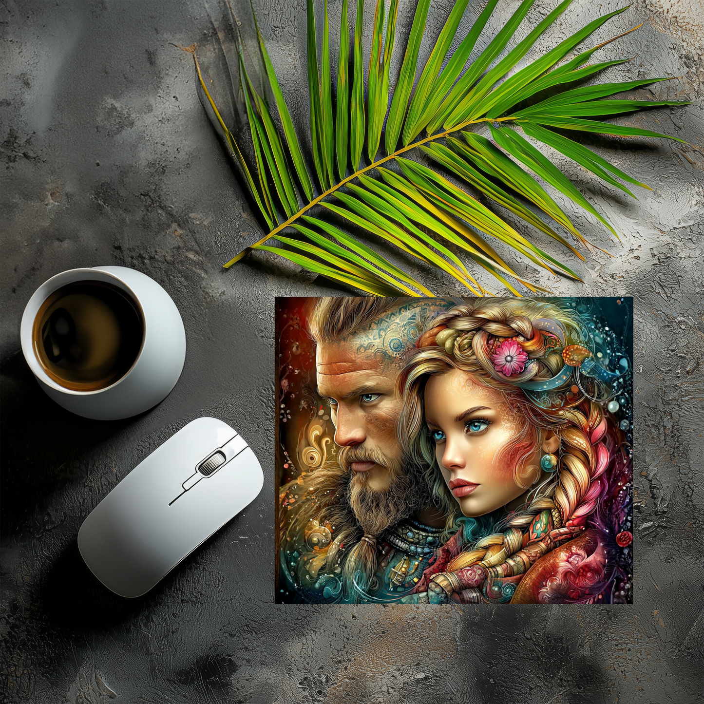 Mousepad Wikinger - Paar