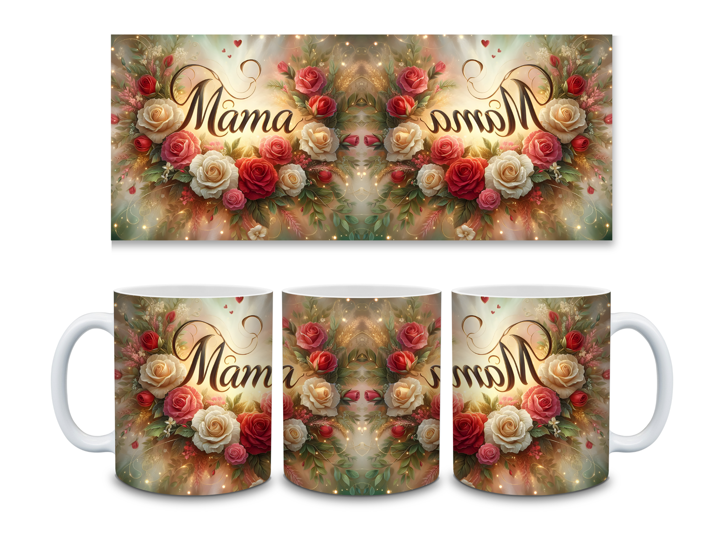 Tasse Mama mit Rosen