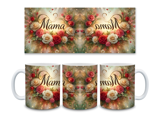 Tasse Mama mit Rosen