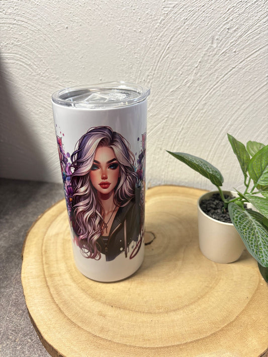 16 Oz Tumbler Girl