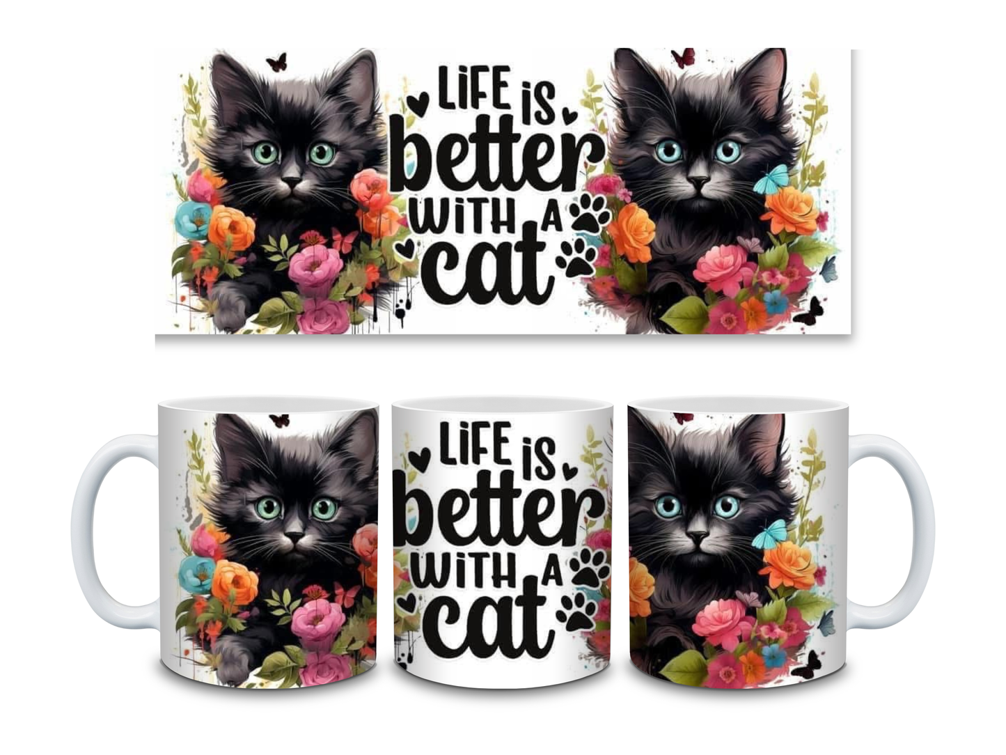 Tasse Life is better with a Cat