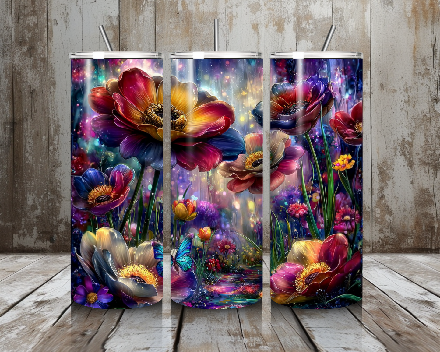Tumbler Blumenwiese in der Dunkelheit