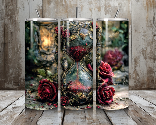Tumbler rosige Sanduhr