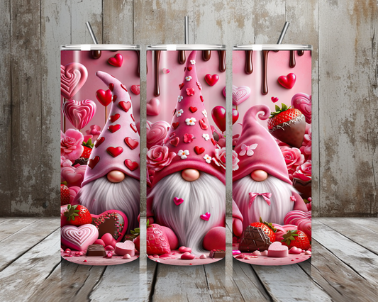 Tumbler Strawberry Gnoms