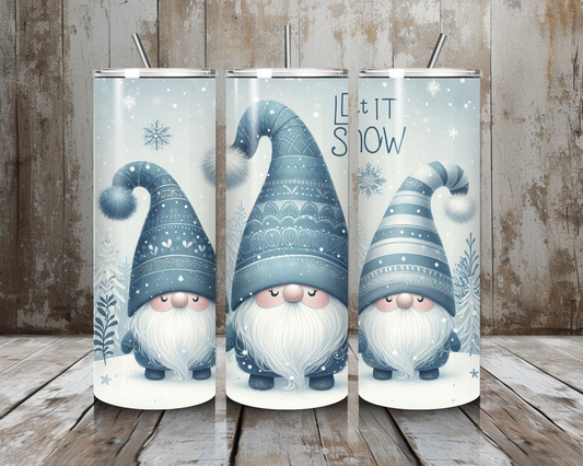 Tumbler Let it snow Gnoms