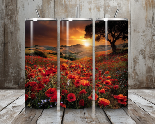 Tumbler Mohnblumen - Feld 2