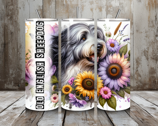 Tumbler Old English Sheepdog