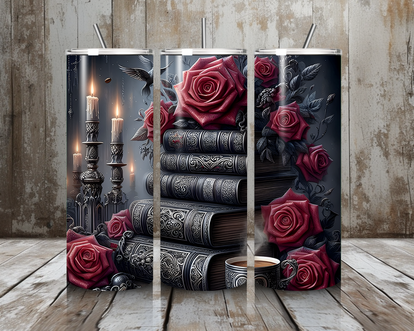 Tumbler Red Roses