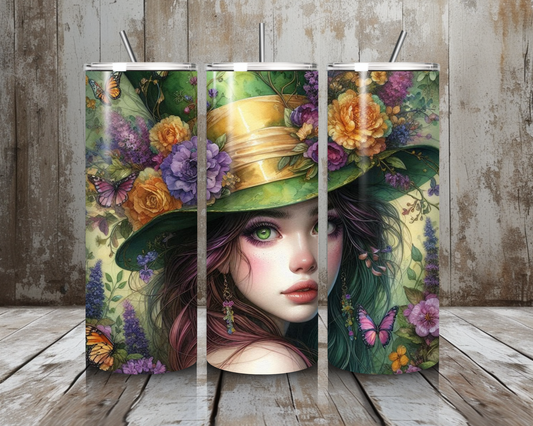 Tumbler florale Schönheit
