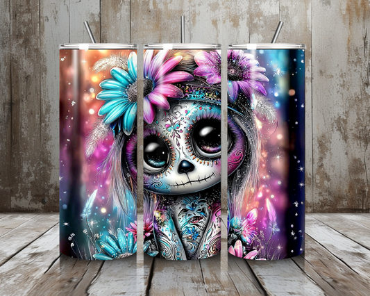 Tumbler Sugar Skull 2
