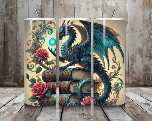 Tumbler Dragon on Books