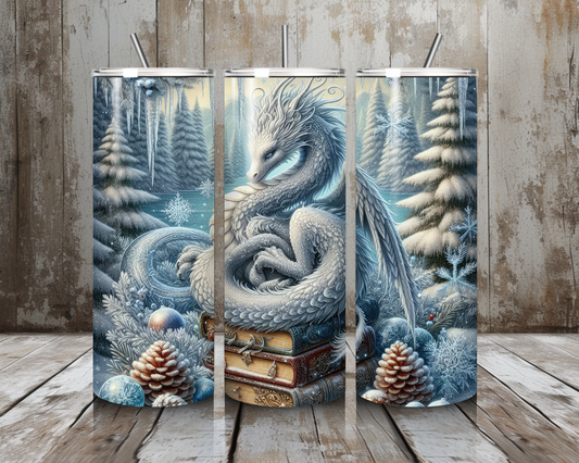 Tumbler Snow Dragon