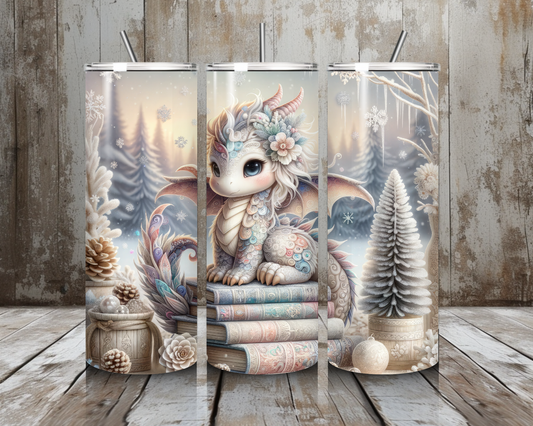 Tumbler White Dragon