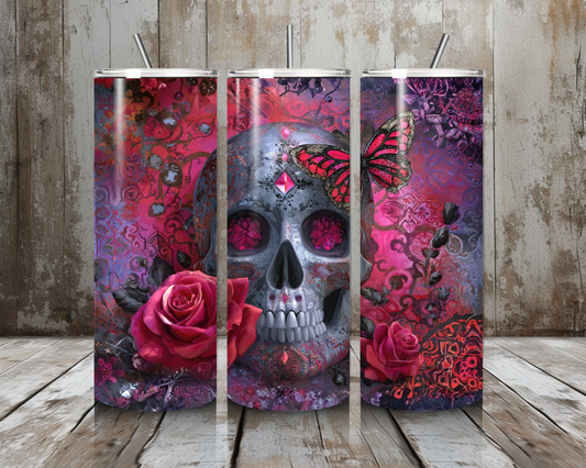 Tumbler Rosen - Skull