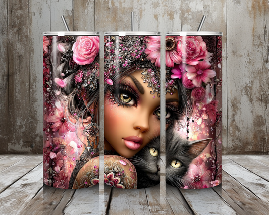 Tumbler Black cat