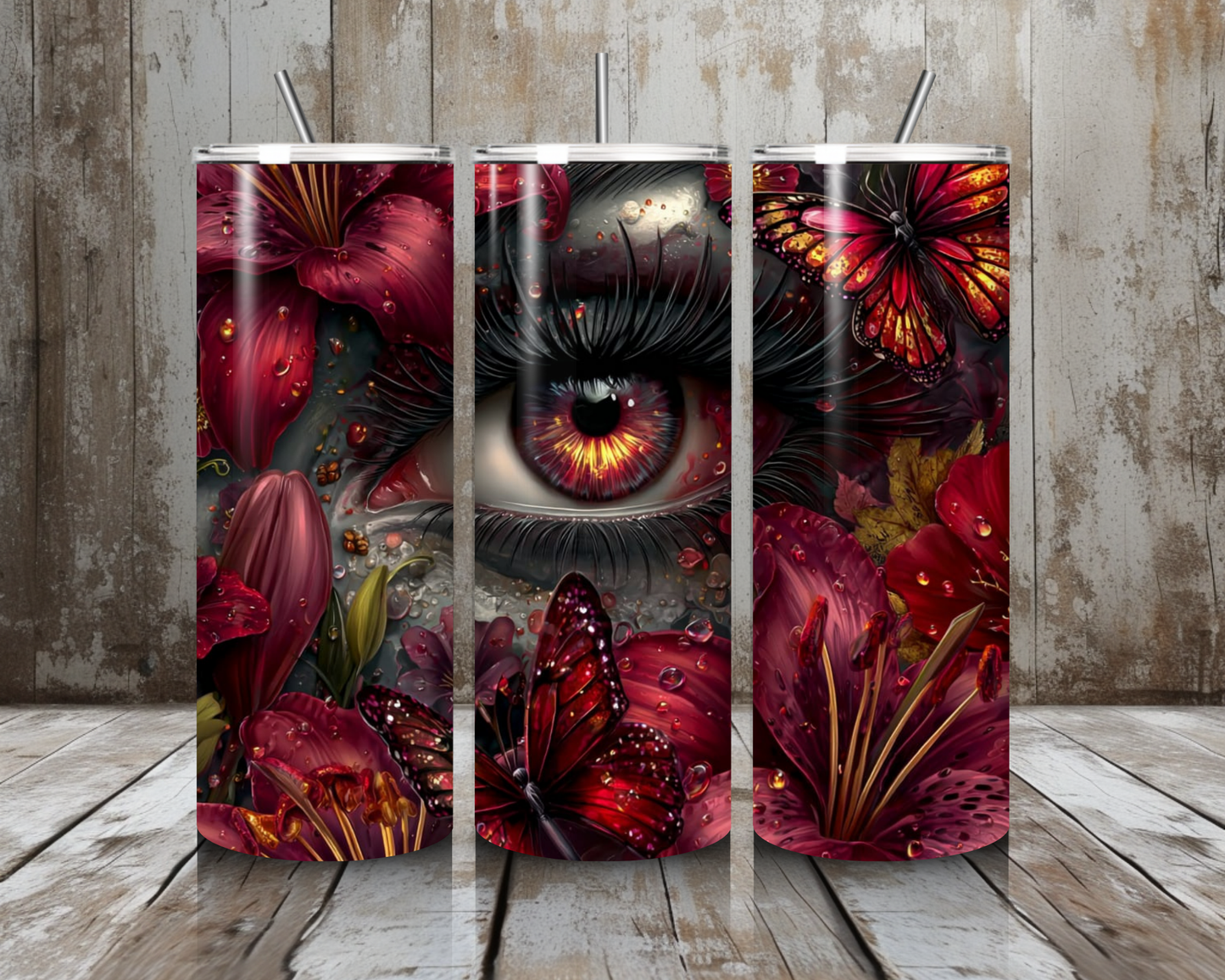 Tumbler Lilien - Auge