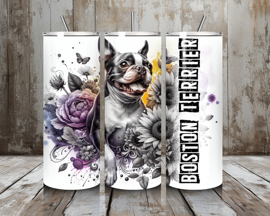 Tumbler Boston Terrier