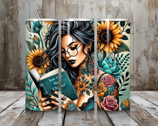 Tumbler Bookgirl Sunflower