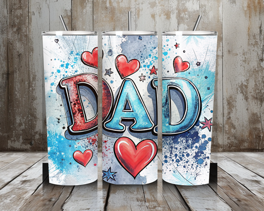 Tumbler DAD aquarell