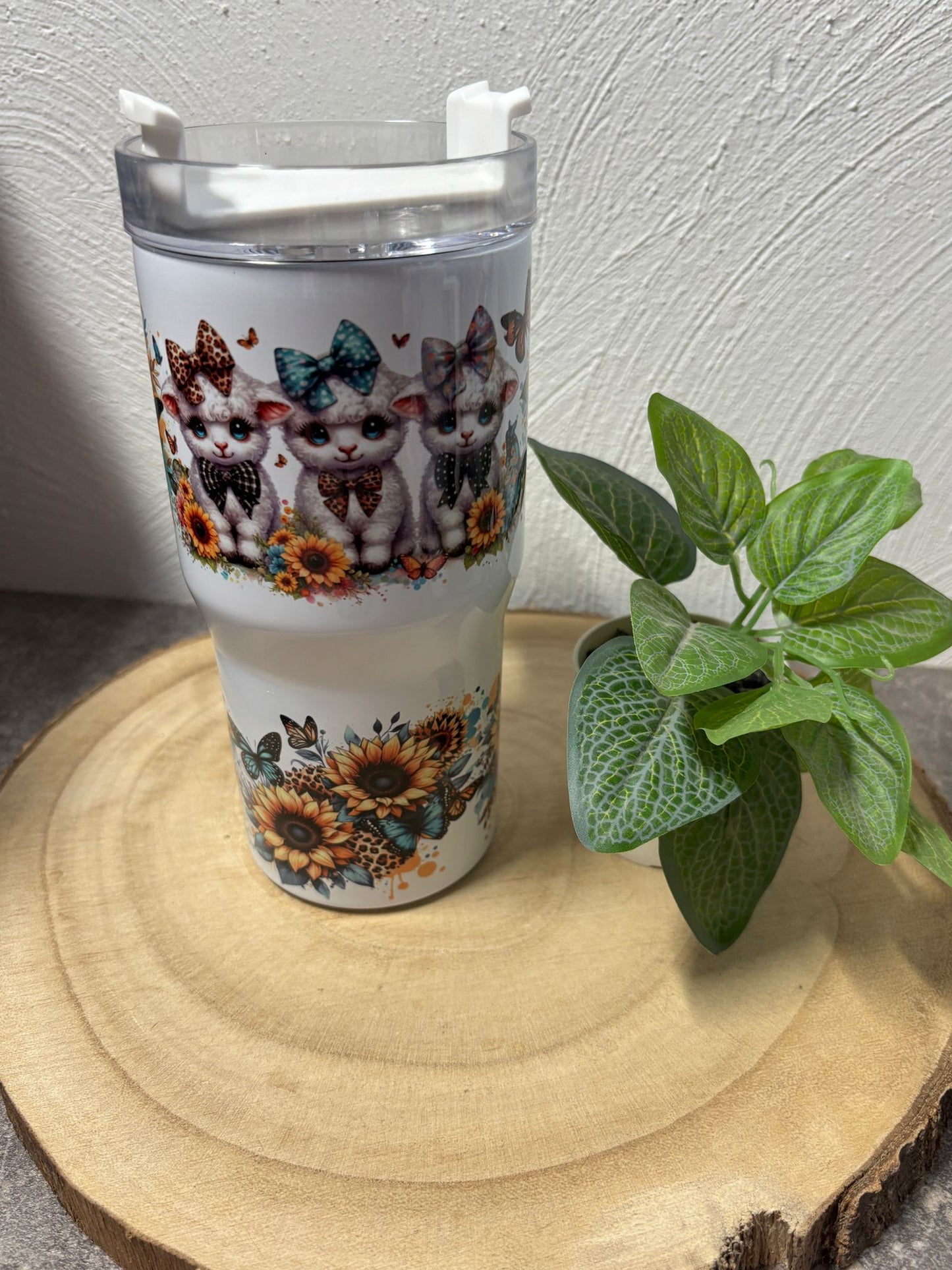 Tumbler 20 oz mit Henkel Lämmer