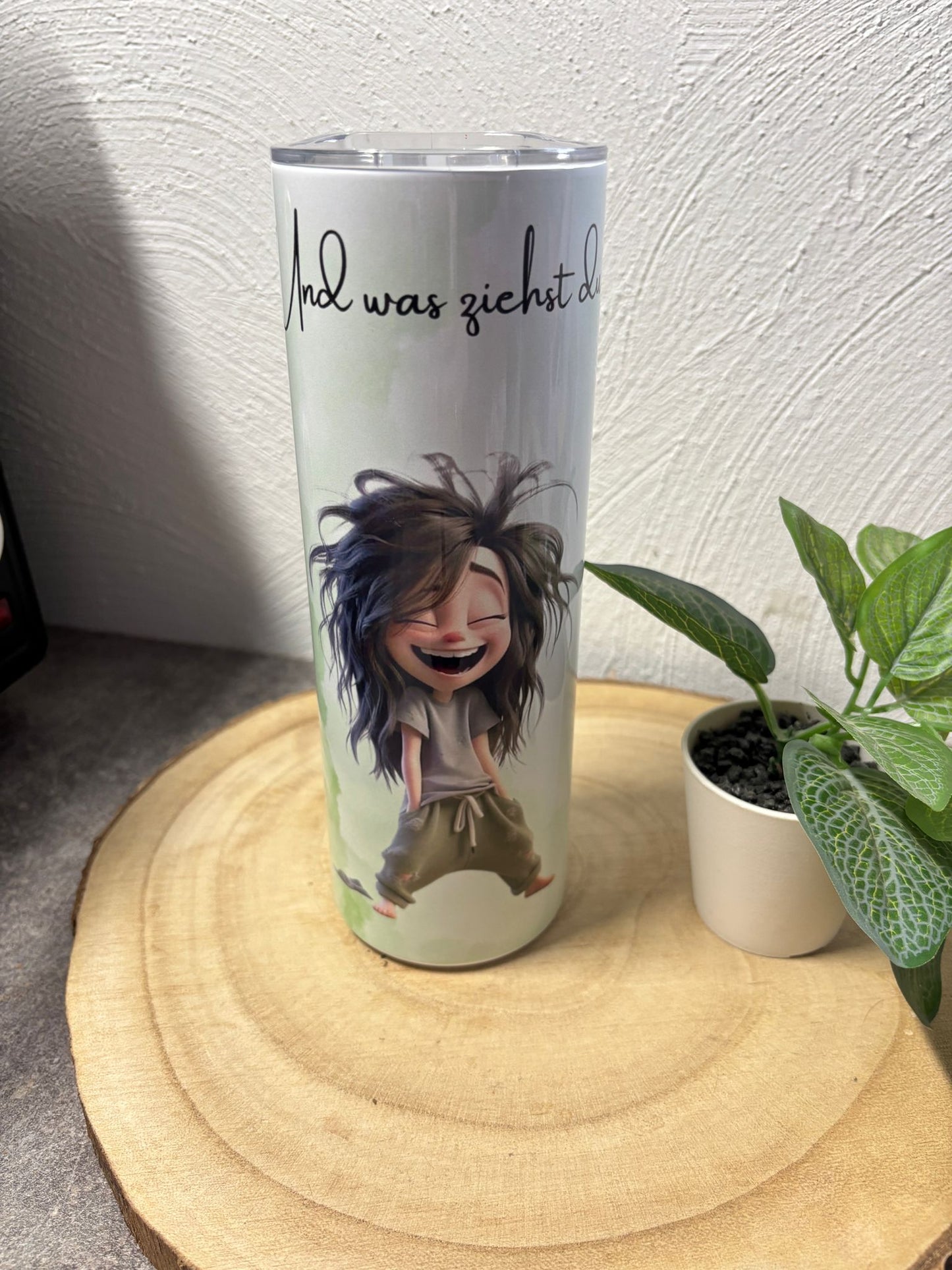 Tumbler 20 oz Crazy Mädchen