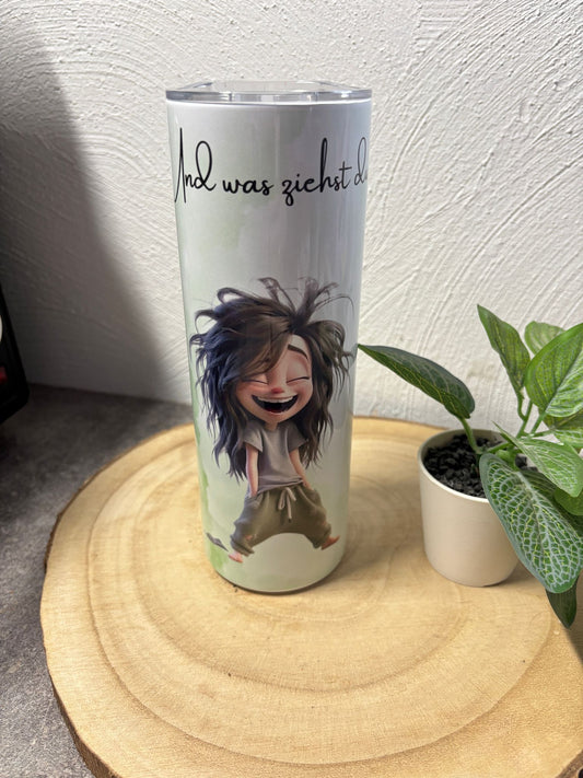 Tumbler 20 oz Crazy Mädchen