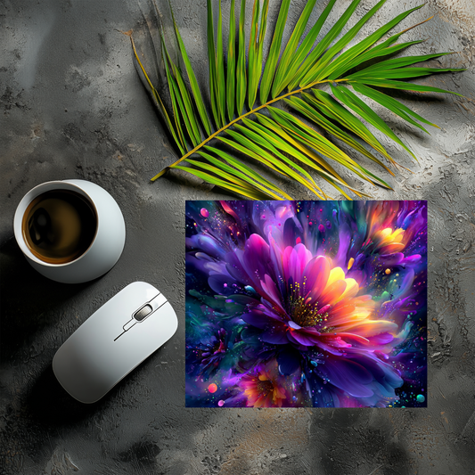 Mousepad Blume der Dunkelheit
