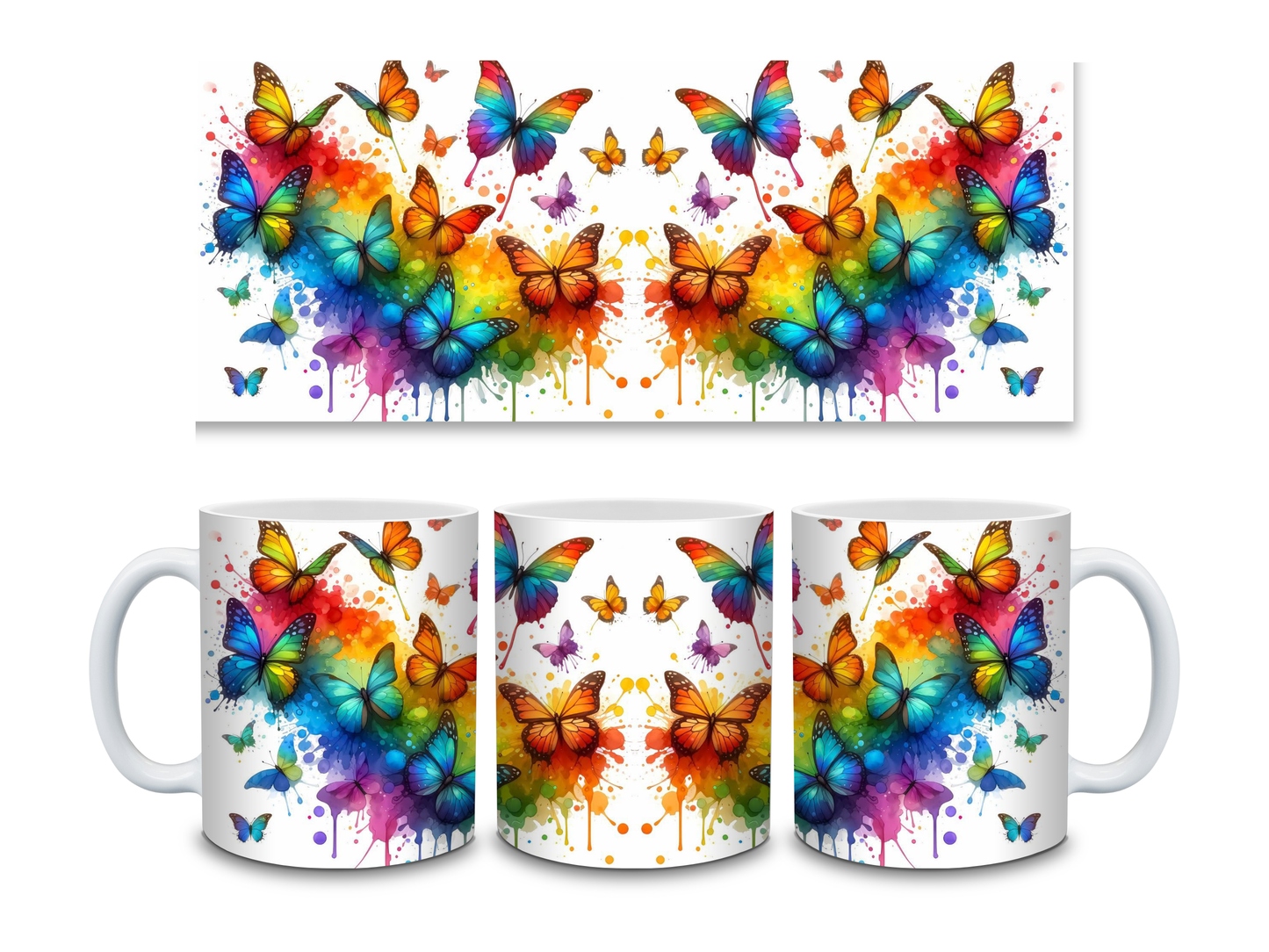 Tasse Colorful Butterflys