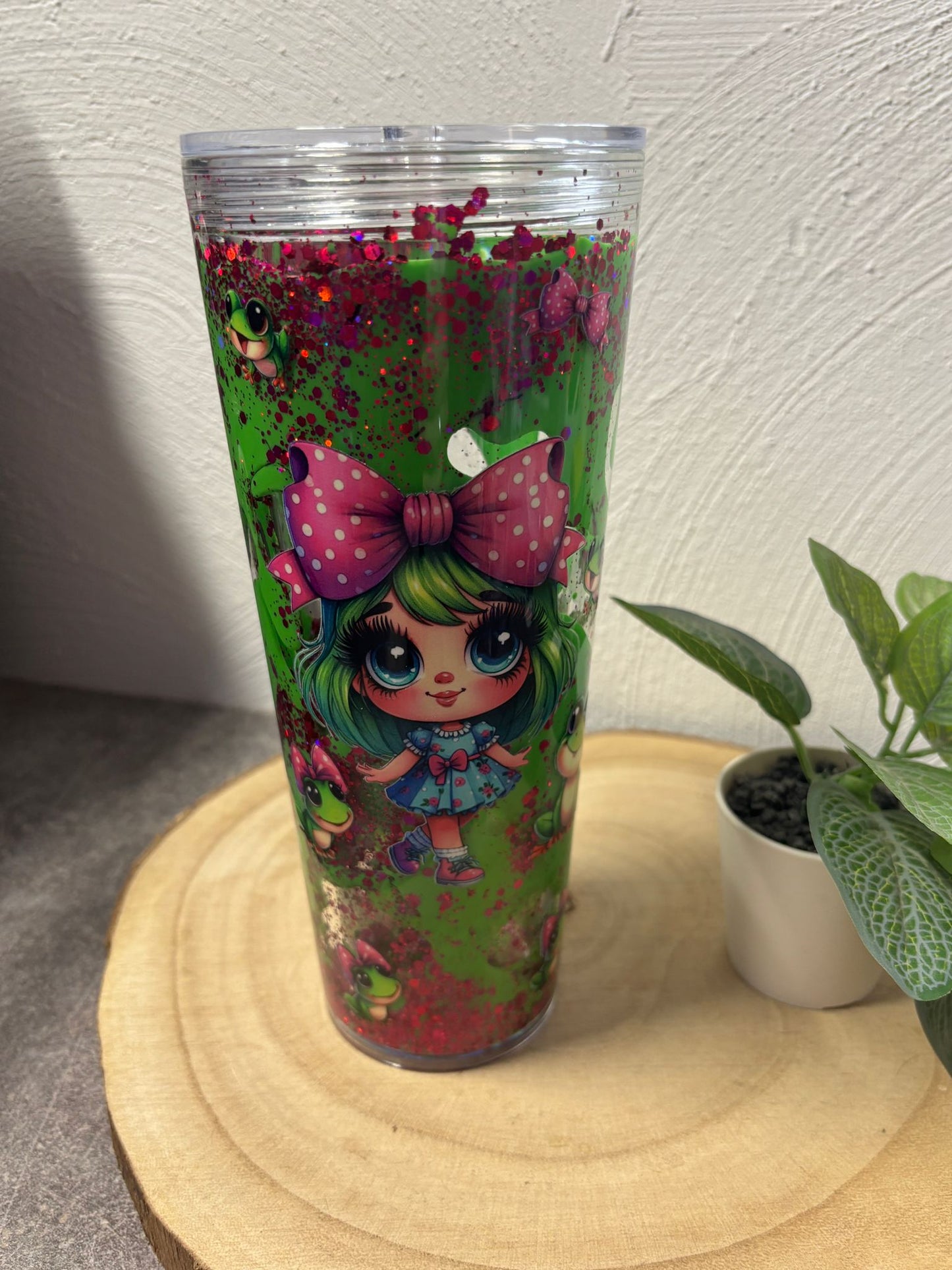 Lavabecher 30 oz Froschmädchen