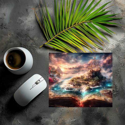 Mousepad Book to the island