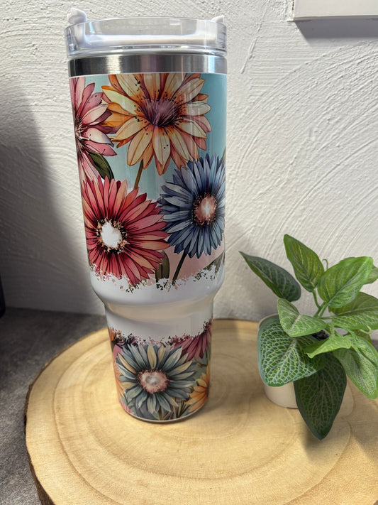 40 oz Tumbler Blumen