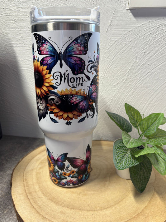 40 oz Tumbler Schmetterling