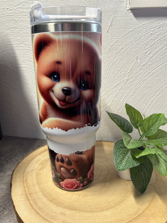 40 oz Tumbler Teddy