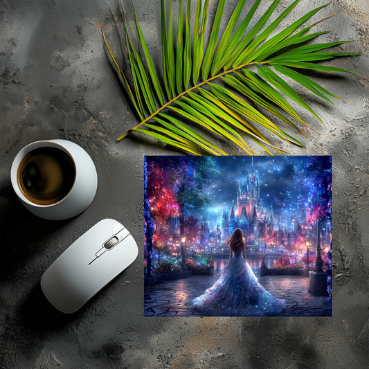 Mousepad Women in the front of the castle