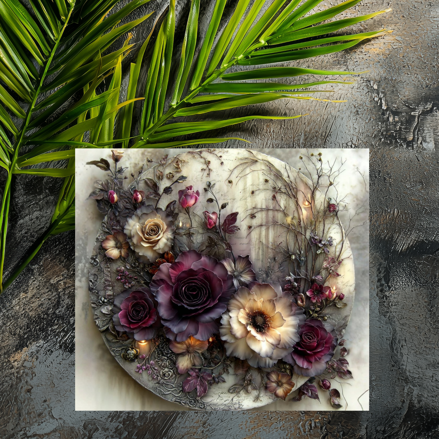 Mousepad Blumenkranz