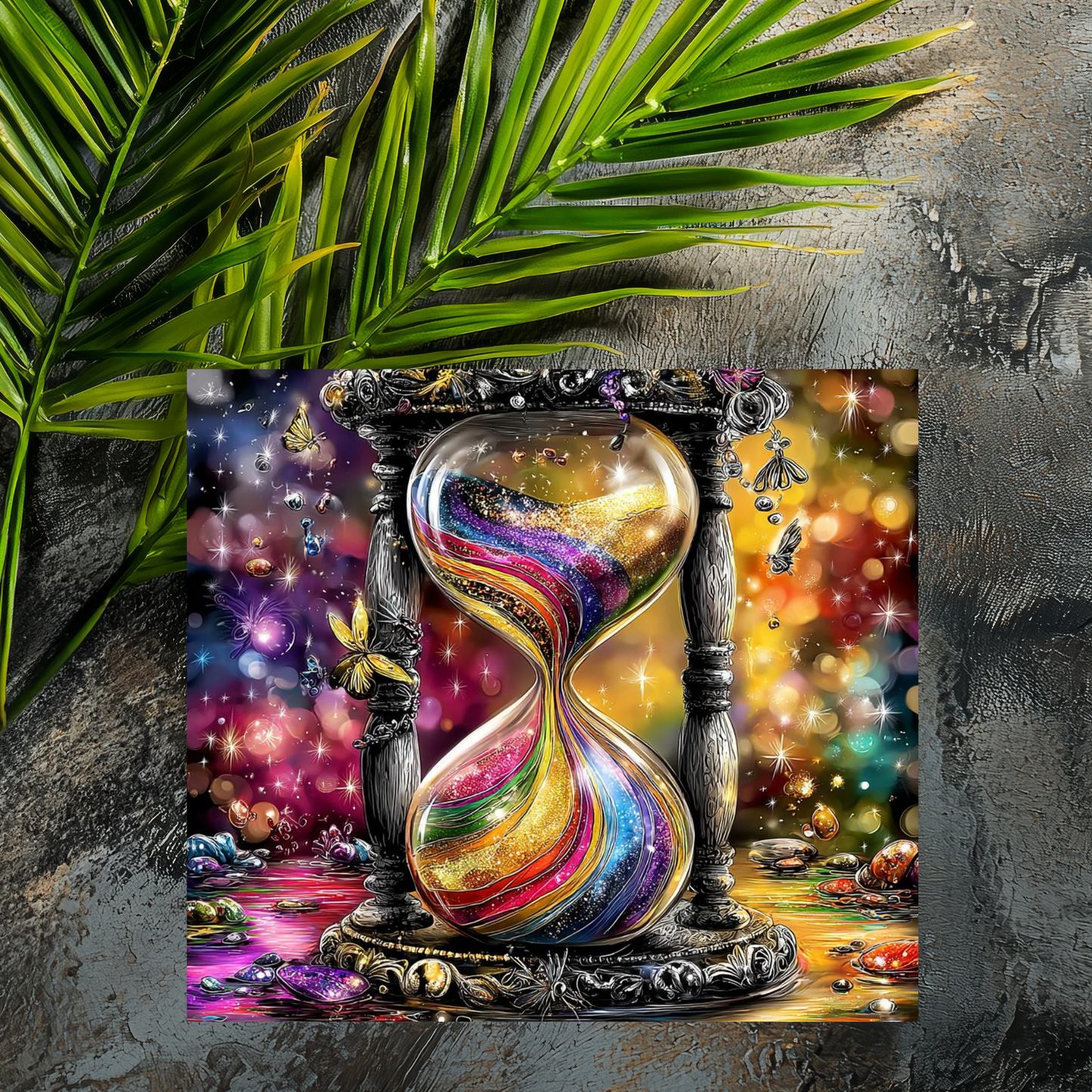 Mousepad Regenbogen - Sanduhr