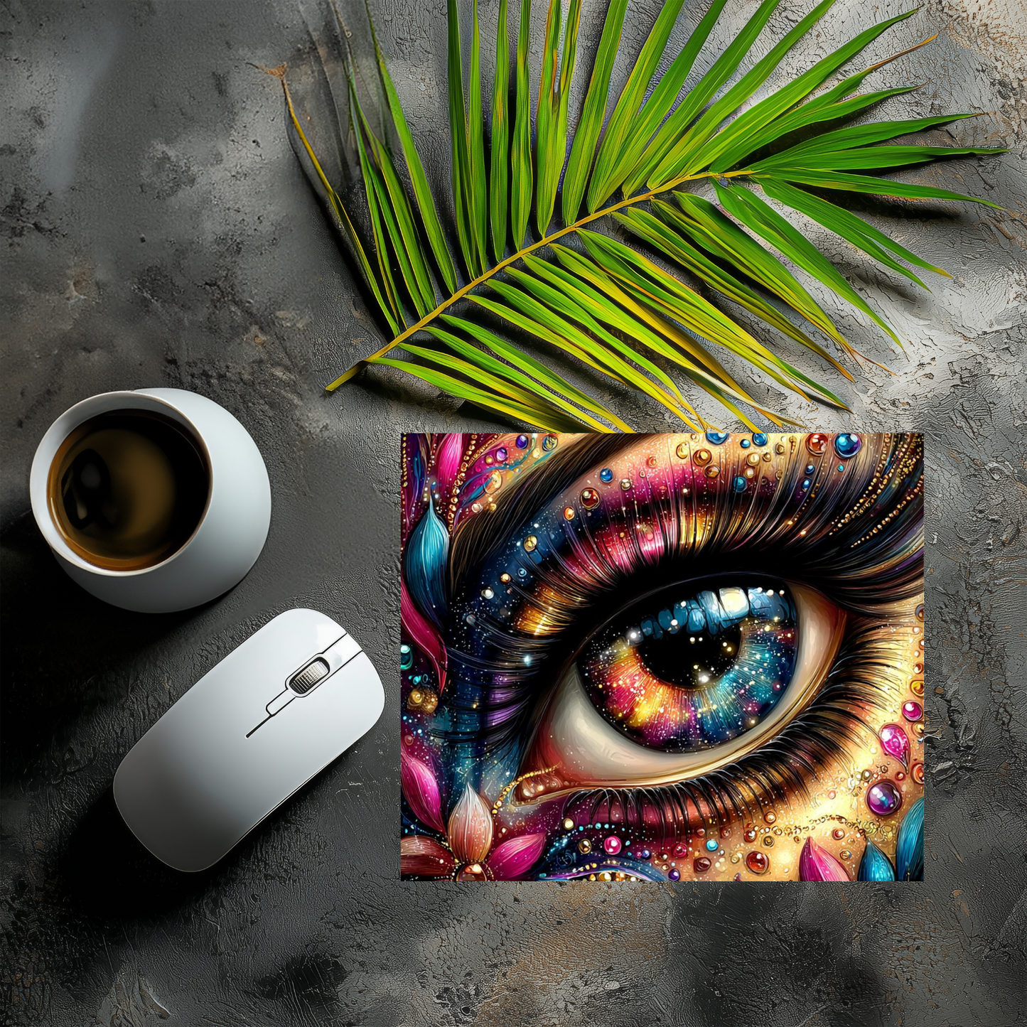 Mousepad Glitzer - Auge