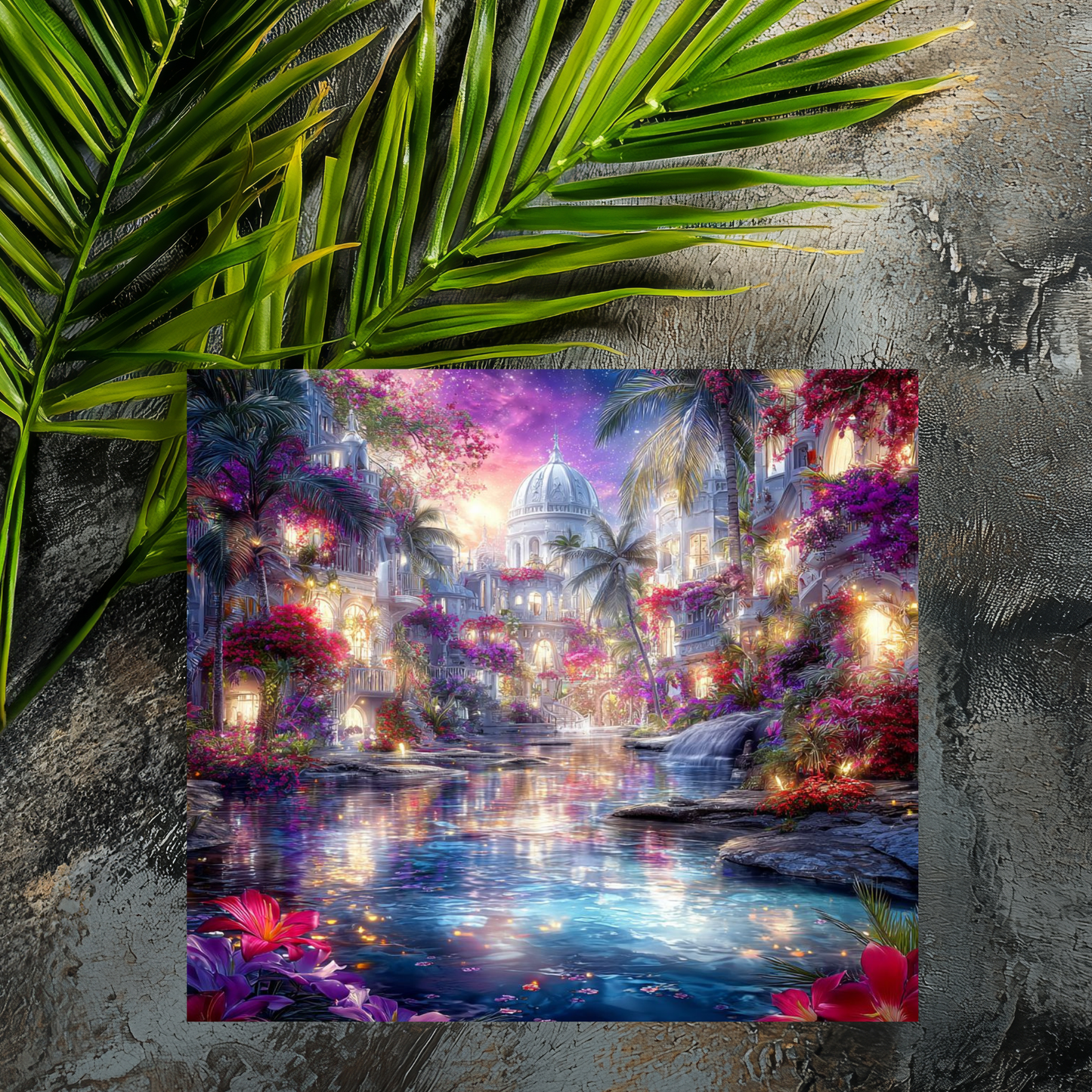 Mousepad Stadt am Wasser