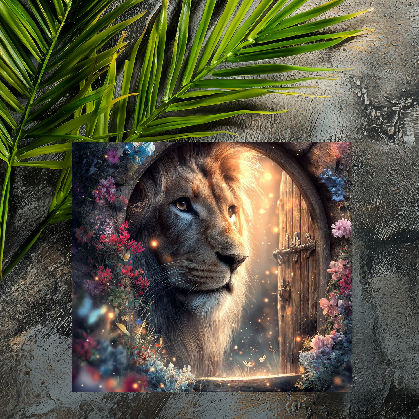 Mousepad Blick des Löwen