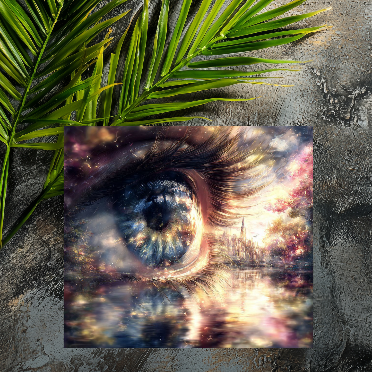 Mousepad Auge am See