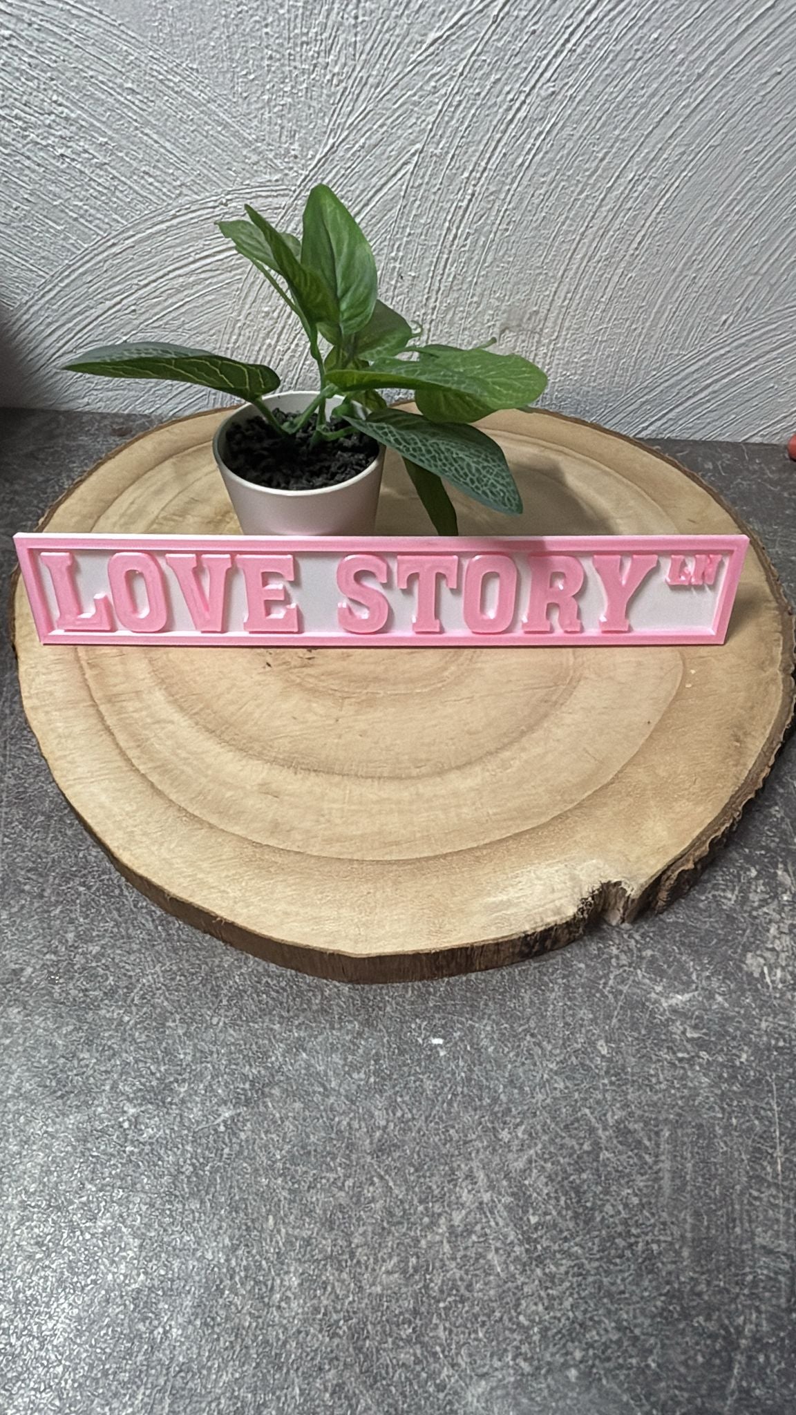 Dekoschild Love Story