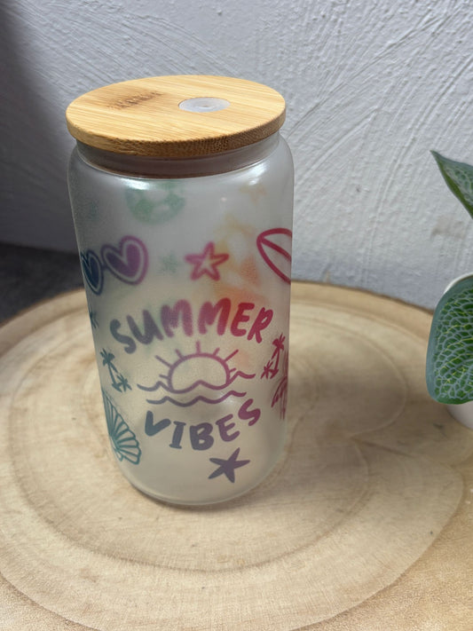 Trinkglas 16oz Summervibes 1